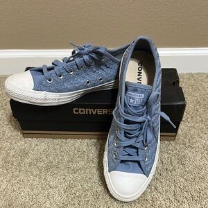 Converse Woven Blue Sneakers